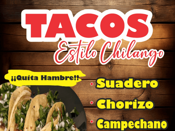 tacos chilangos "quita hambre"