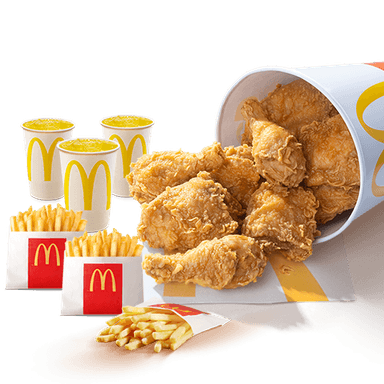 McMiercoles 8 piezas con papas y gaseosa