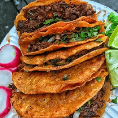 Combo 4 Tacos Dorados de Barbacoa + Bebida