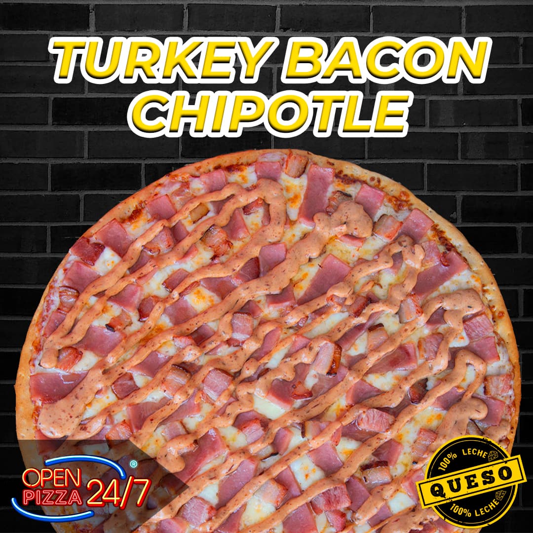 Pizza Turkey Bacon Chipotle