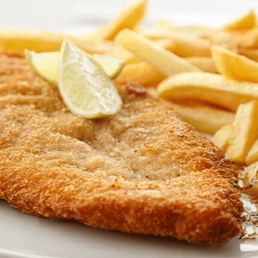 Milanesa de Pollo ( con Papas Francesas )