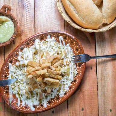 Chilaquiles Con Milanesa