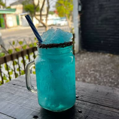 smoothie de mora azul