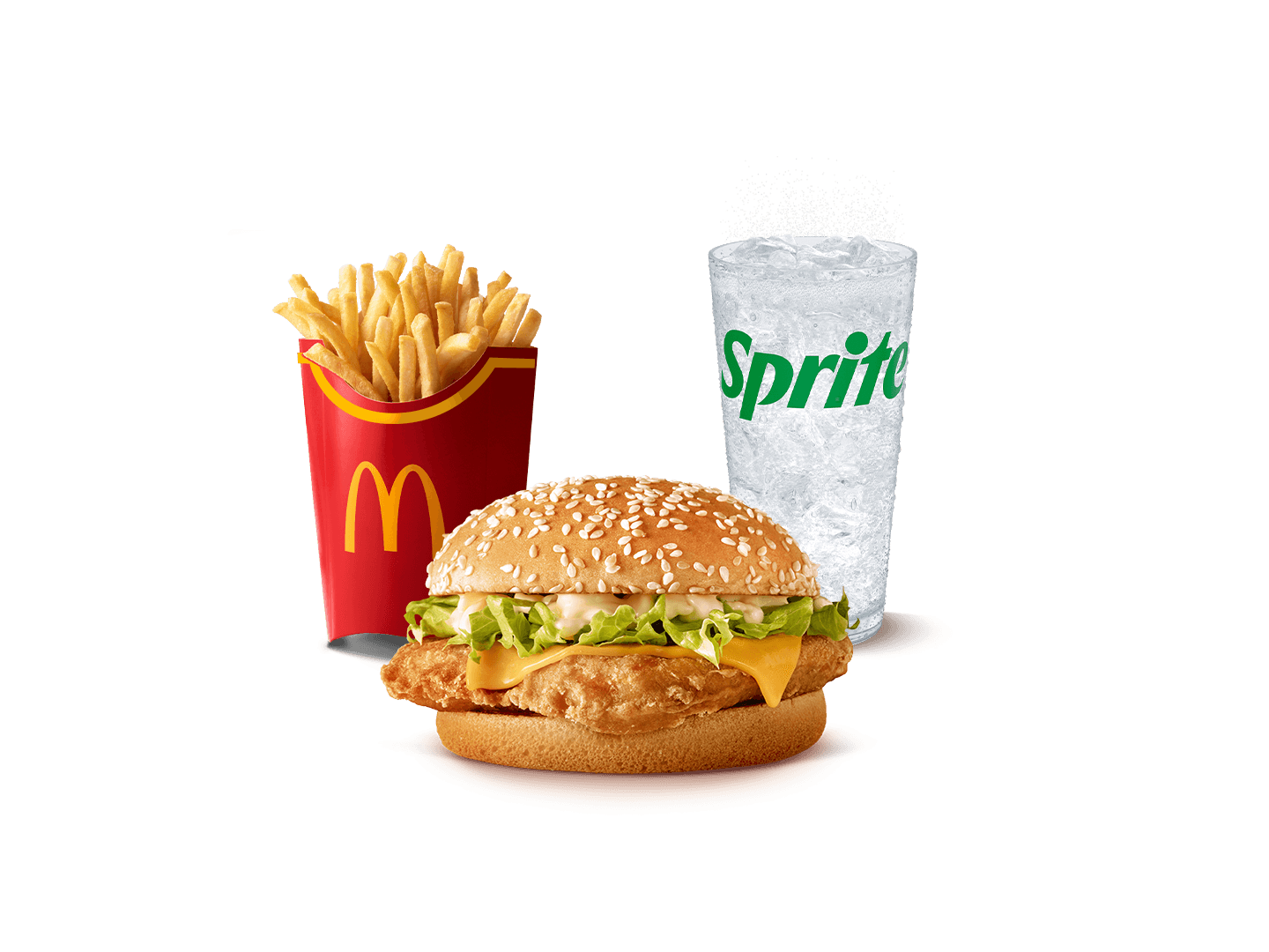 Combo grande McPollo con queso
