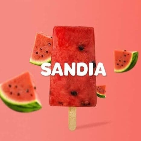 Paleta de agua de Sandia.