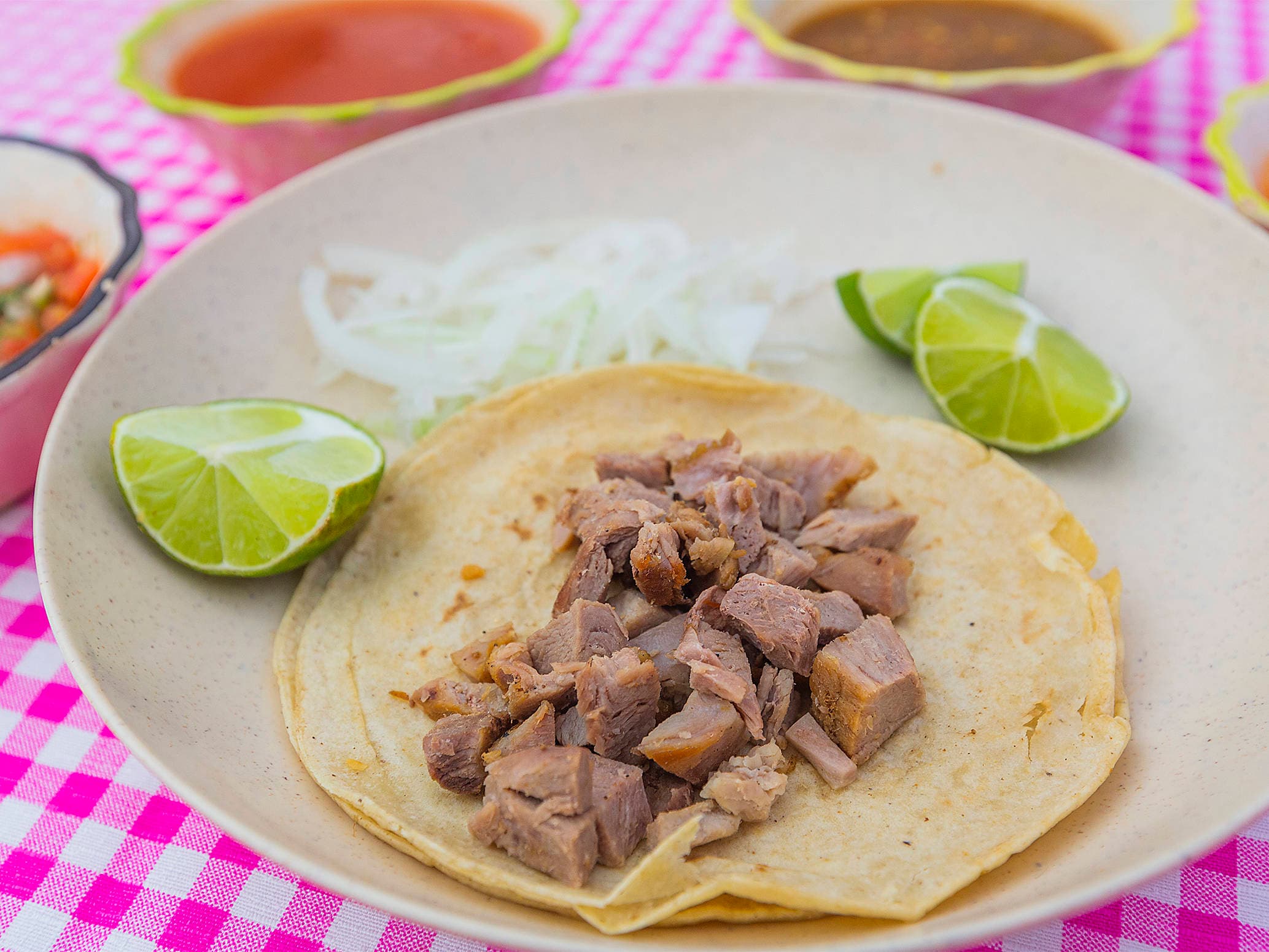 Taco Blandito de Carnita
