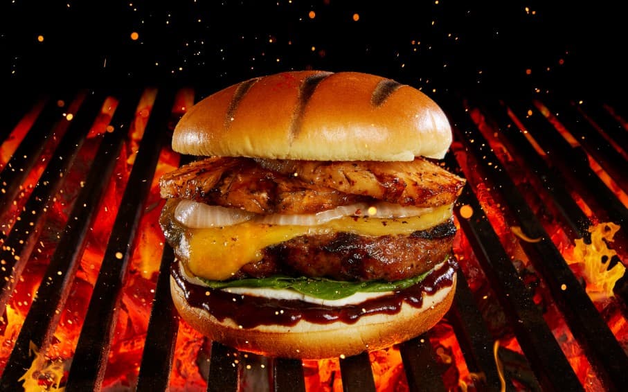 Hamburguesa Hawaiana