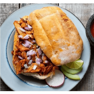 Torta con Carne Al Pastor