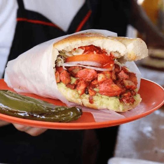 Lonche Adobada Mixto