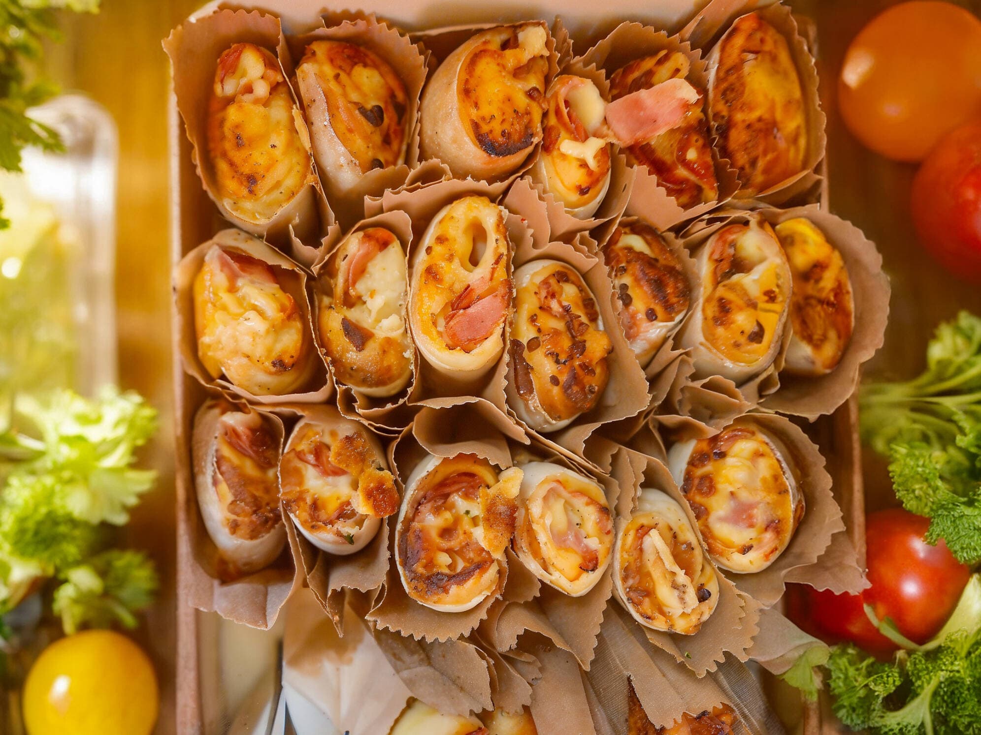Lagarto Rollos de Pizza - Jardines de la Cruz