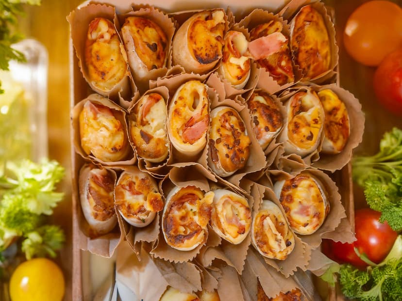 Lagarto Rollos de Pizza - Jardines de la Cruz