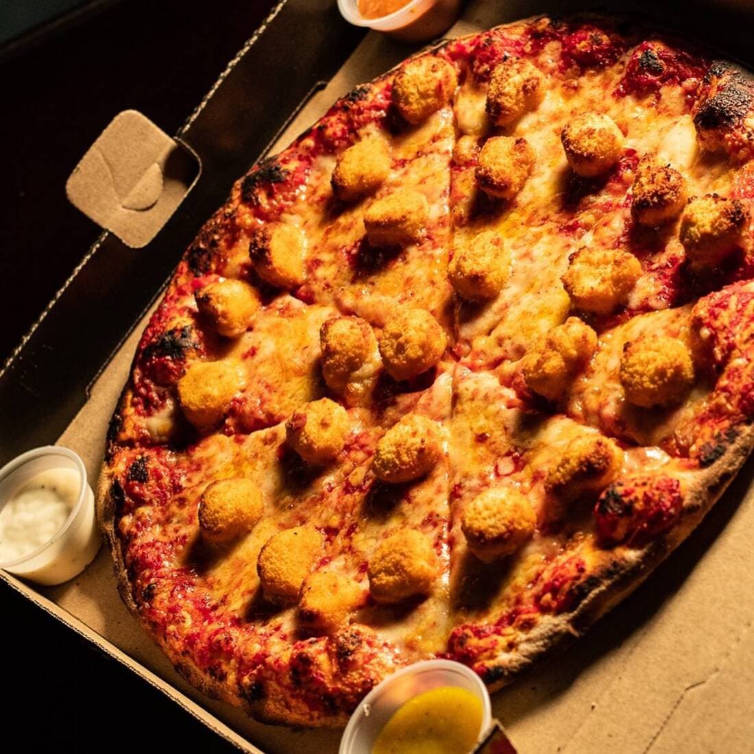 PIZZA GRANDE PALOMITAS DE POLLO