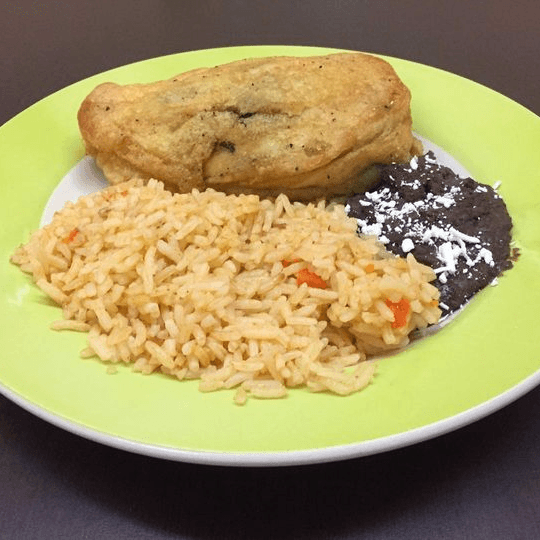 Chile rrelleno de Picadillo