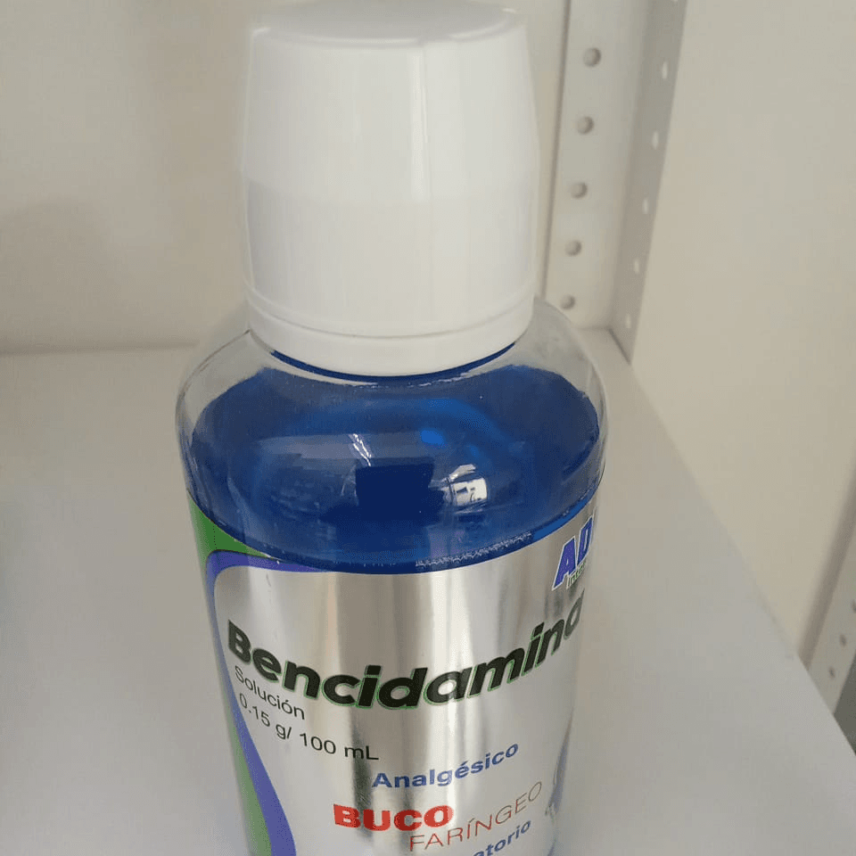 BENCIDAMIDA SOLUCION 0.15G/100ML. ANALGESICO BUCOF