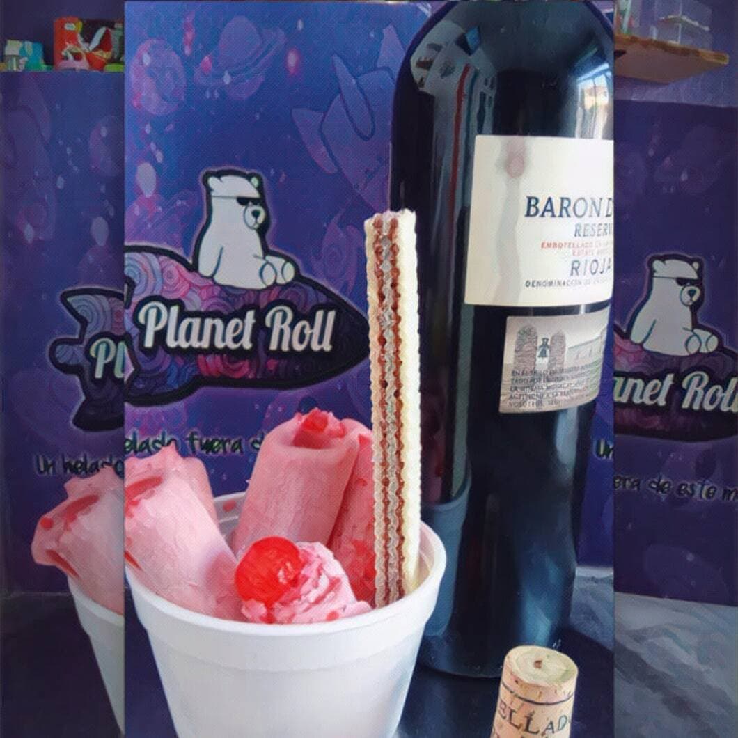 Helado de Vino Tinto y Cereza