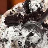 Helado de oreo
