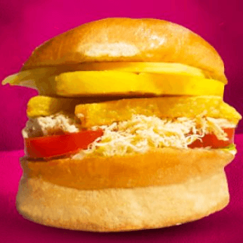 Sándwich de Pollo Deshilachado Hawaiano