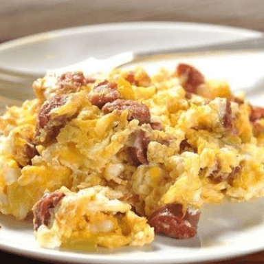 Huevos con Tocino
