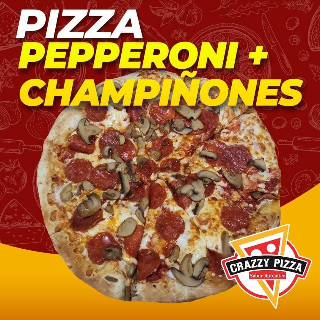 Pizza De Pepperoni & Champiñones