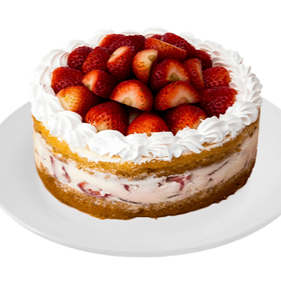 Pastel Yogurth con fresas