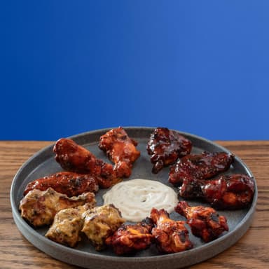 Alitas De Pollo Marinadas (12 pzs)
