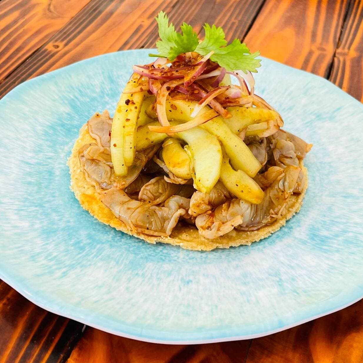 TOSTADA DE AGUACHILE