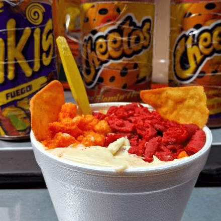charola Elote Desgranado de Takis