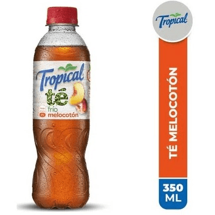 Té frío tropical de melocotón 350ml