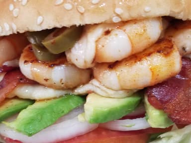 Hamburguesa de Camarón