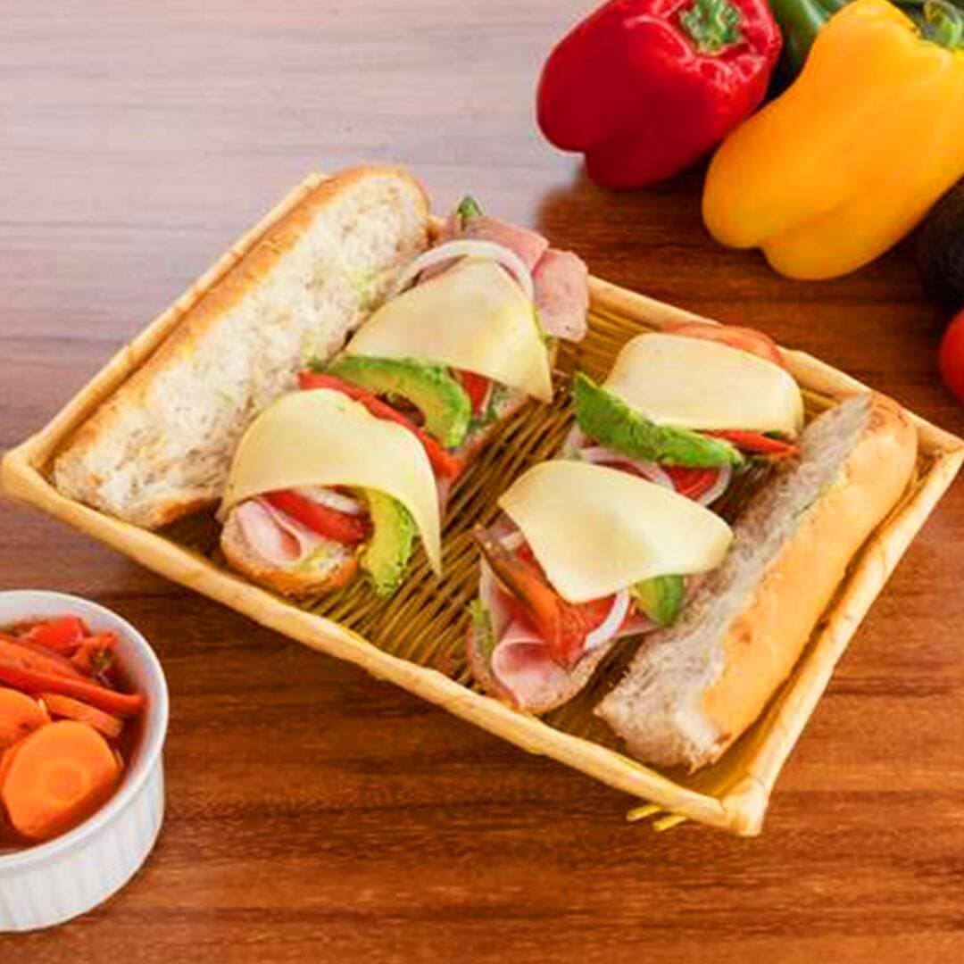 Baguette Vegetariano y Queso Manchego