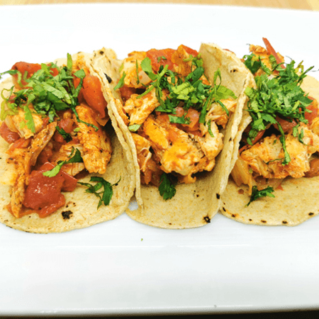 Tacos de Fajitas de Pollo 3 Piezas