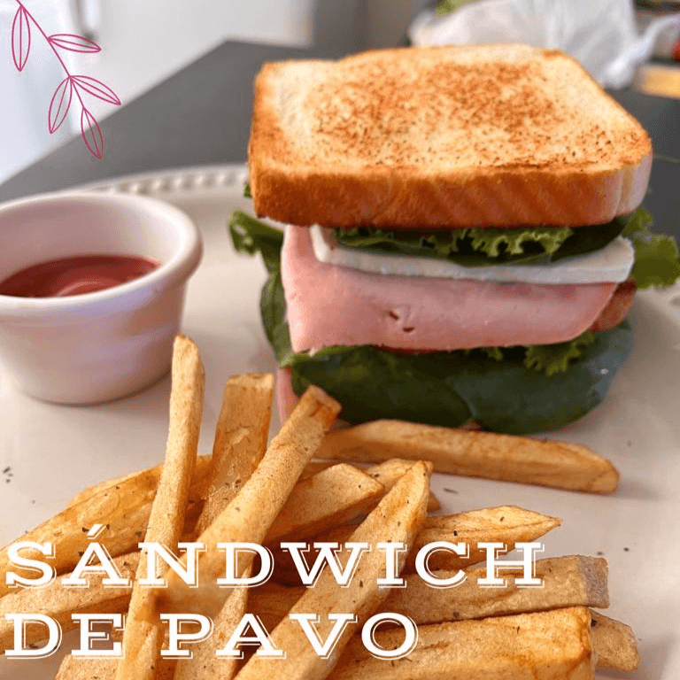 Desayuno Sandwich de Pavo