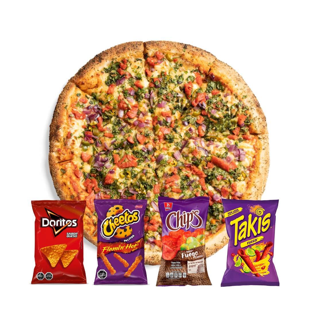 Pizza Mexicana con Papas