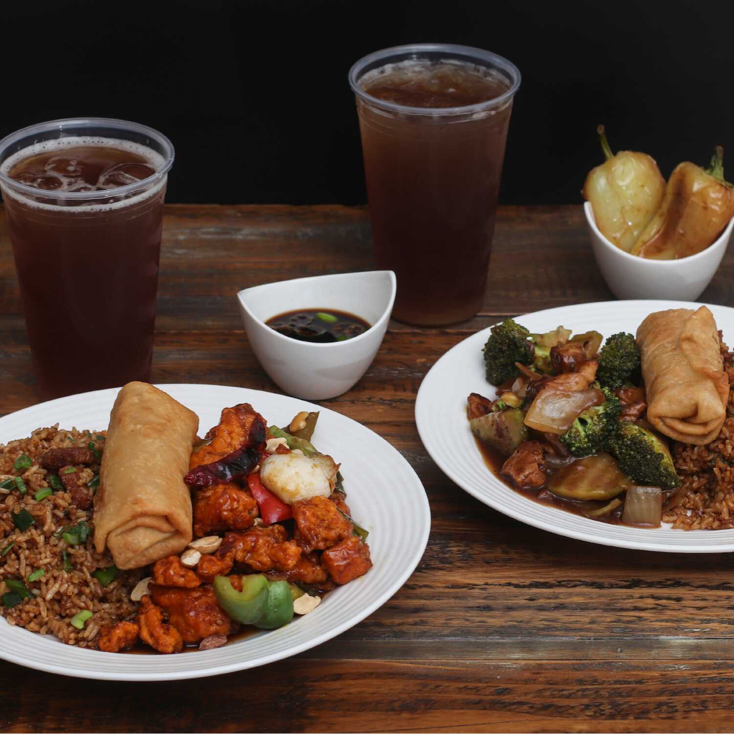 Promo 2 Paquetes 1 + Rollo Oriental de Pollo