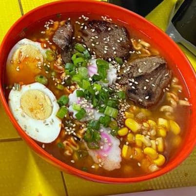 Miso ramen kuro buta carbonara arrachera
