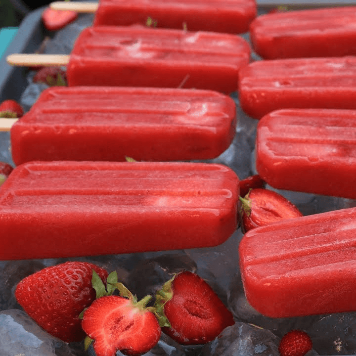 Paleta de Fruta Fresa