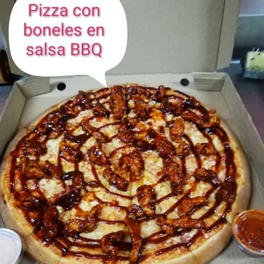 Pizza Boneless BBQ (Familiar)