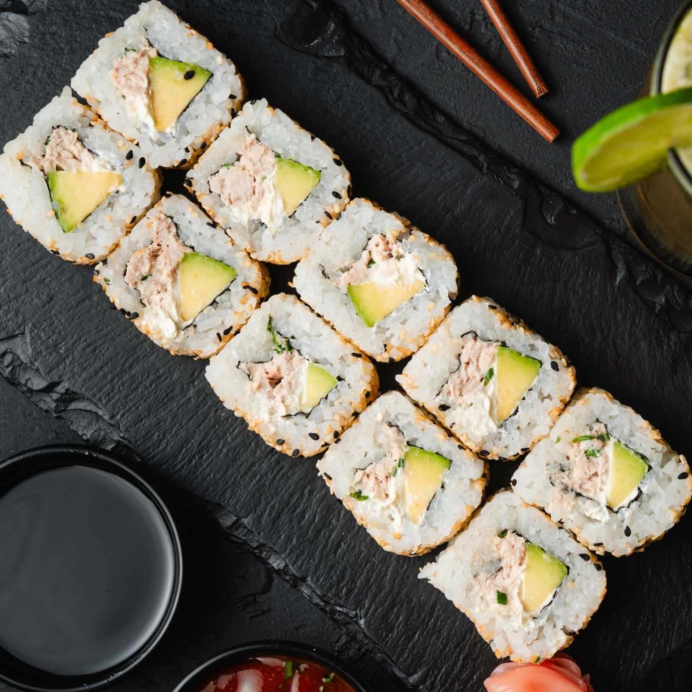12 Bocados Atún Roll.
