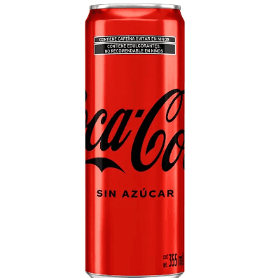 Coca Cola Lata Sin Azucar