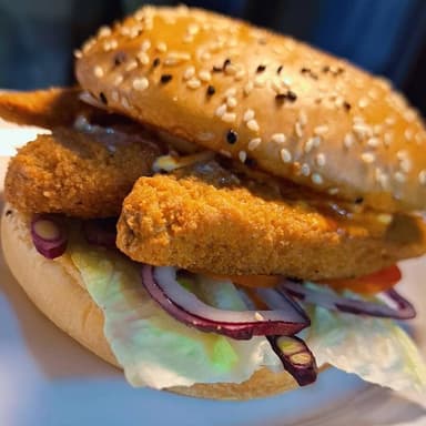 Hamburguesa de Tenders con Papas 🍟
