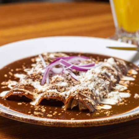 Enmoladas con Pollo