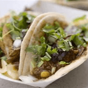 Taco de Cabeza de Res (Cachete).