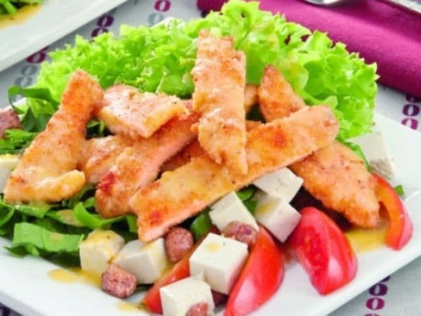 Ensalada de Milanesa.