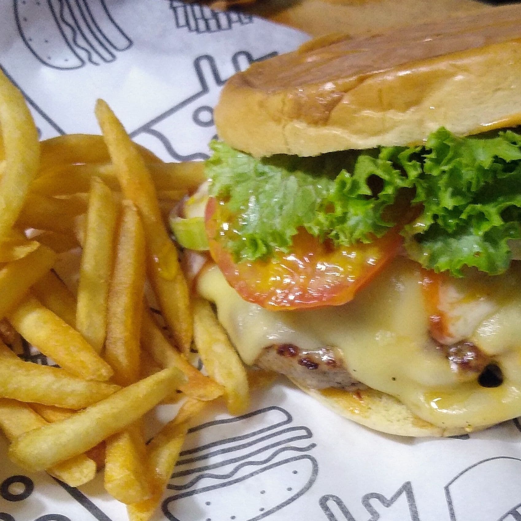 Hamburguesa de Arrachera