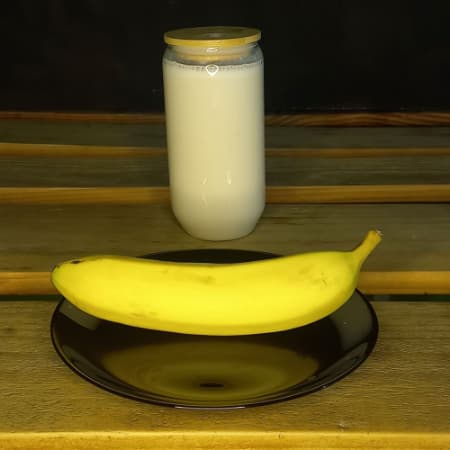 Licuado de Plátano de Medio Litro