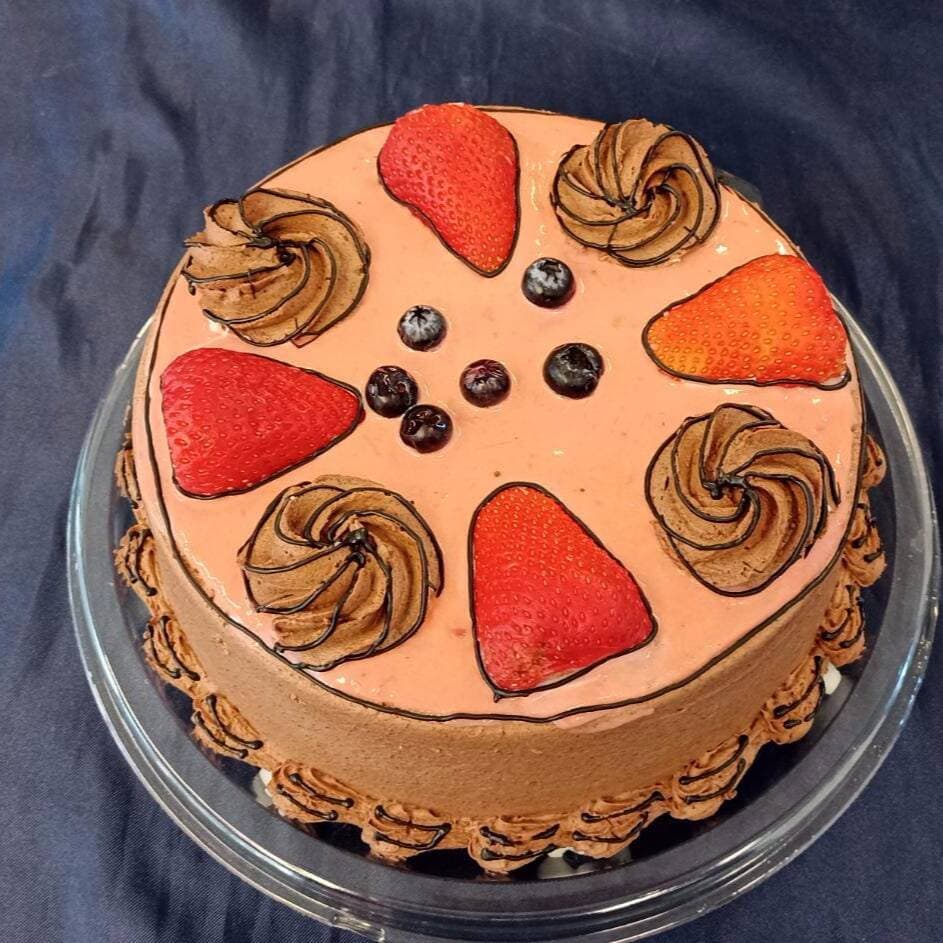 Snow Cake Choco Cómic de Fresa . Tamaño Grande.
