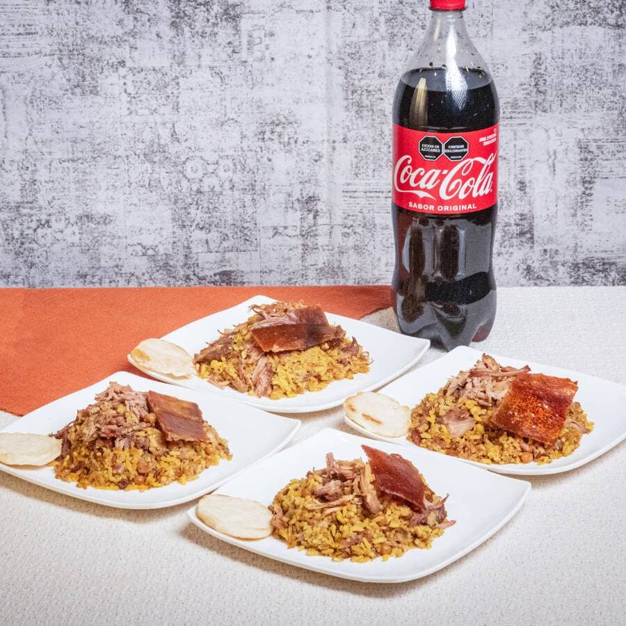 Combo 4 Lechonas Personales + 1 Gaseosa 1.5l