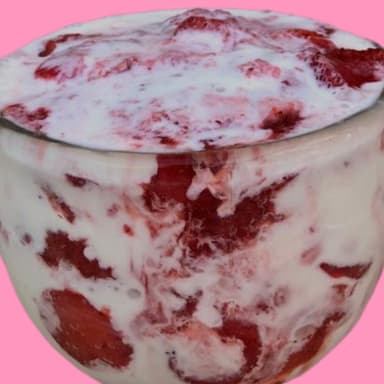 FRESAS CON CREMA 1L.