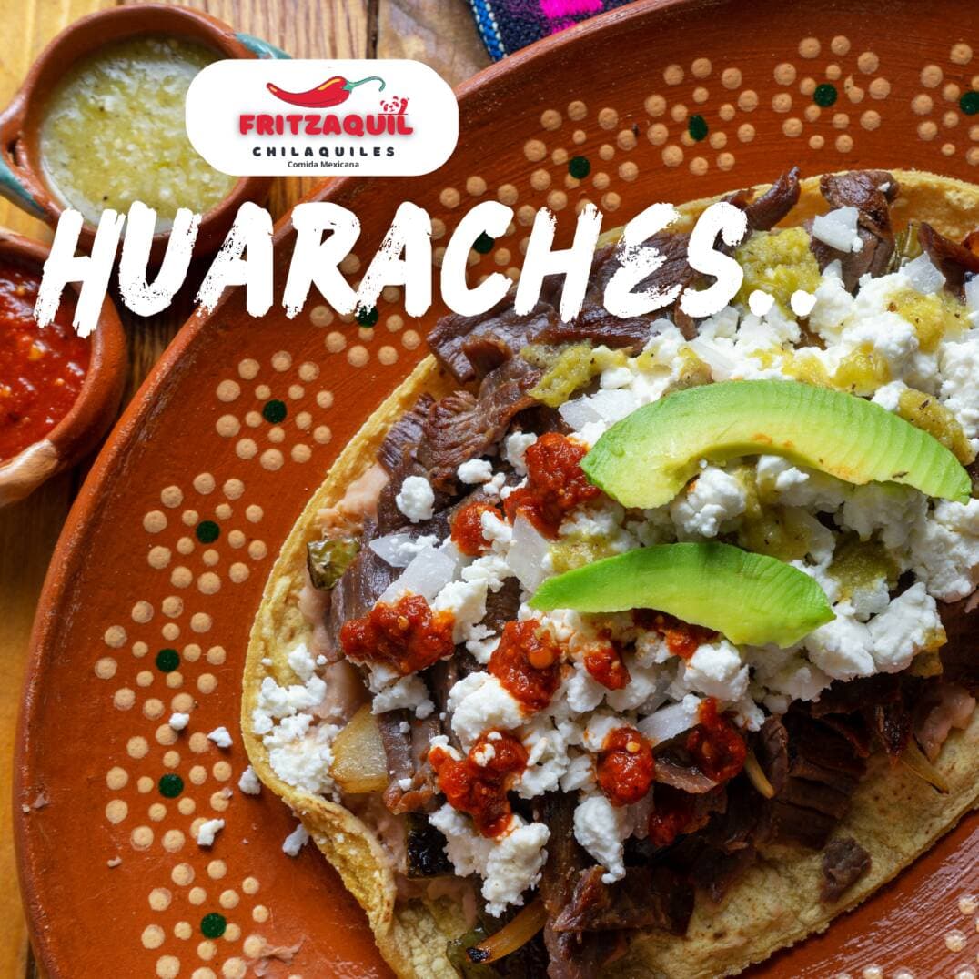 Huarache De Huevo Estrellado y Asada