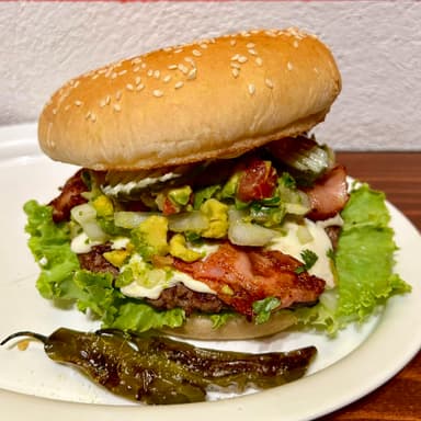 Hamburguesa de Guacamole